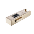 Replacement Shower Head Holder - Square - Brushed Brass