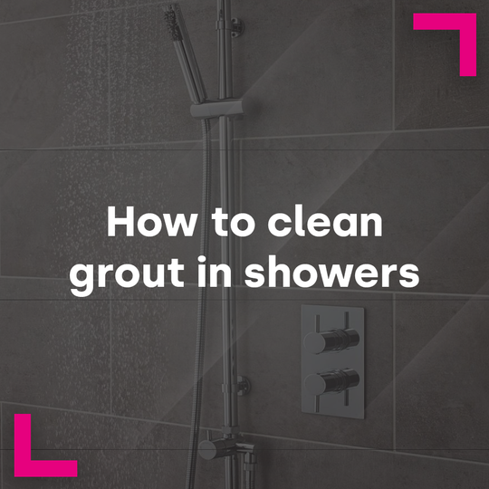 How to clean grout in showers