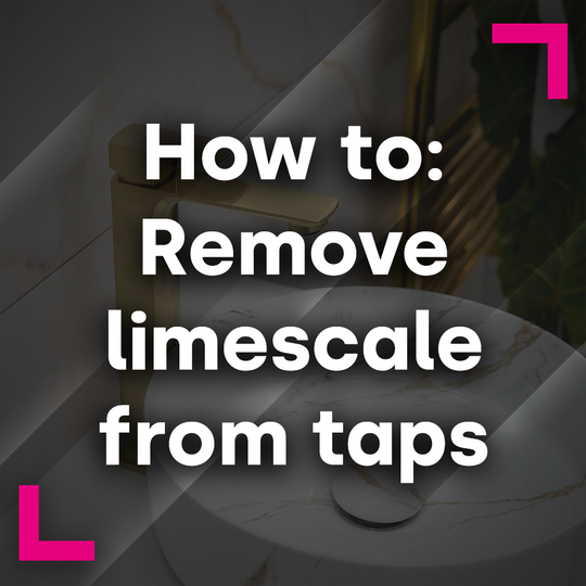How to remove limescale from taps