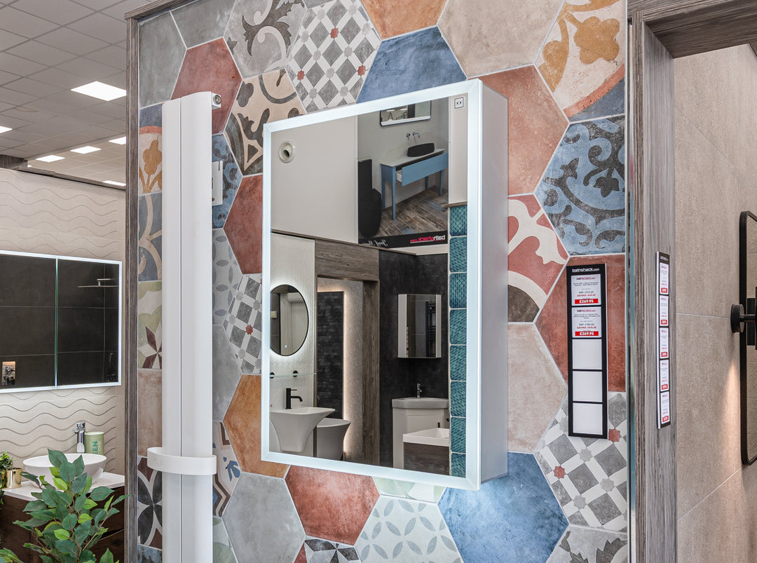 Bluetooth Mirrored Cabinets