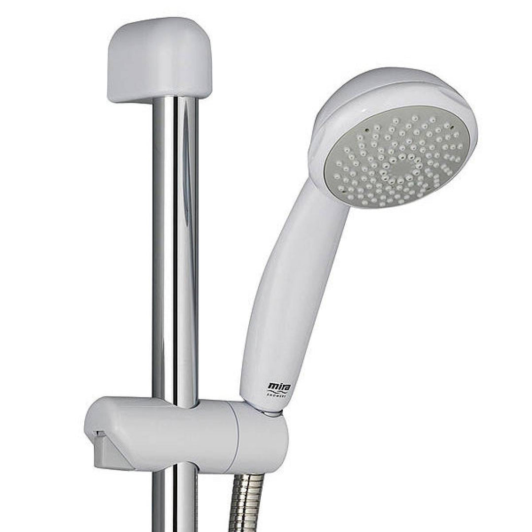 Mira Vigour Manual Power Shower - White/Chrome