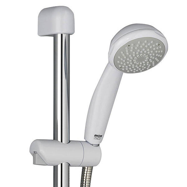 Mira Vigour Manual Power Shower - White/Chrome