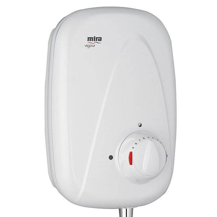 Mira Vigour Manual Power Shower - White/Chrome