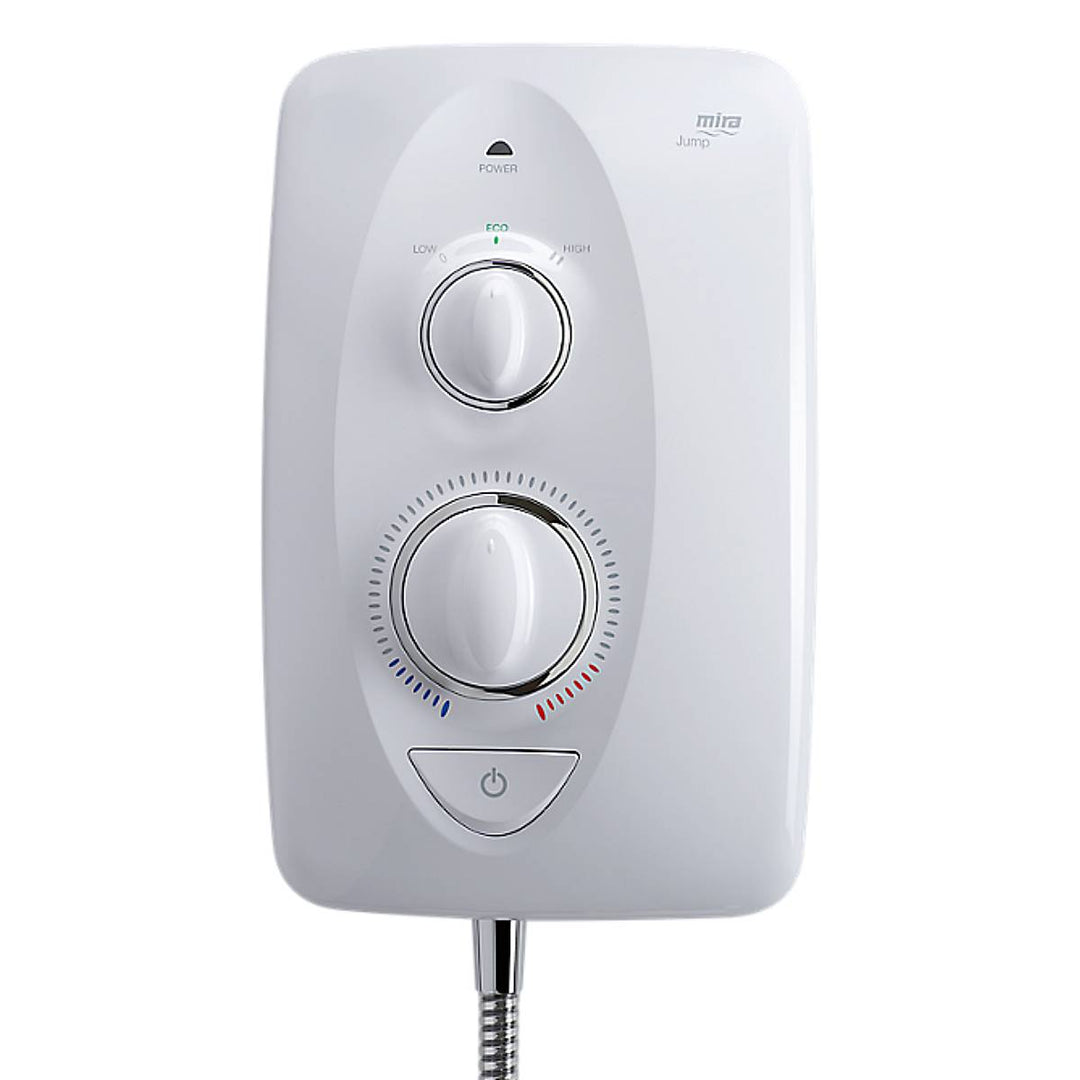 Mira Jump Dual 9.5kW Electric Shower - White/Chrome