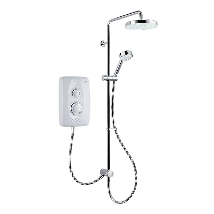 Mira Jump Dual 9.5kW Electric Shower - White/Chrome