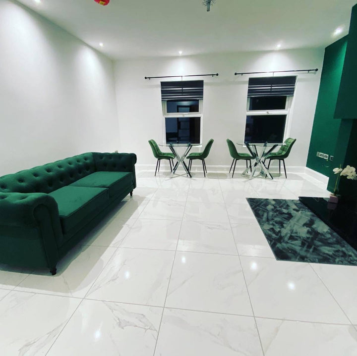 Carrara Blanco 60 x 60cm Porcelain Tile - 1.44sqm perbox