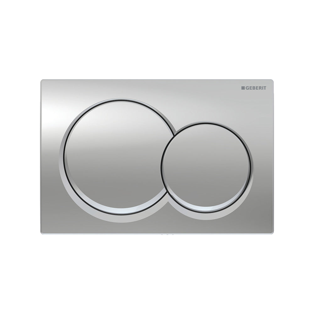 Geberit Alpha01 Round Flush Plate - Chrome