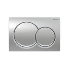Geberit Alpha01 Round Flush Plate - Chrome