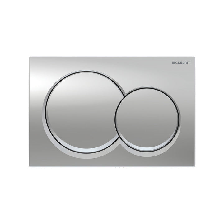 Geberit Alpha01 Round Flush Plate - Chrome