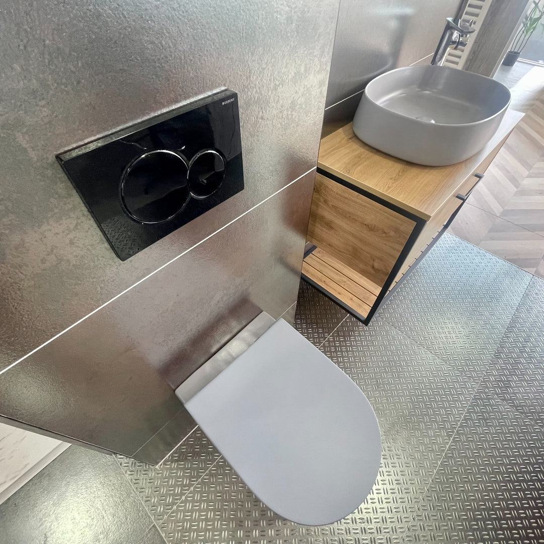 Geberit Sigma01 Dual Flush Plate - Jet Black 115.770.DW.5