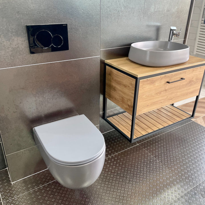 Geberit Sigma01 Dual Flush Plate - Jet Black 115.770.DW.5