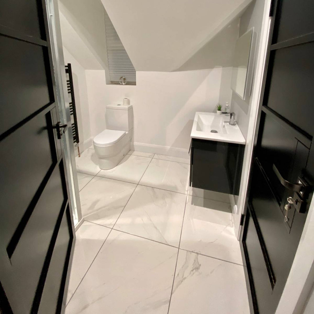 Carrara Blanco 60 x 60cm Porcelain Tile - 1.44sqm perbox