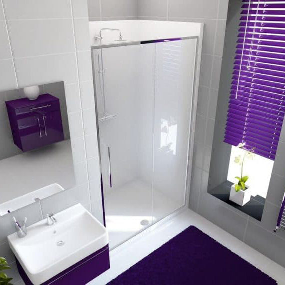 Neptune 1200mm Porcelain White Alcove Leak Free Shower Pod