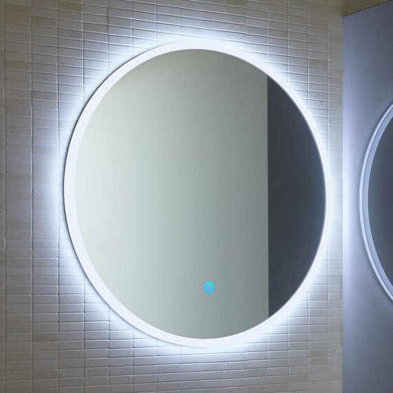Lunar 600mm LED Round Mirror