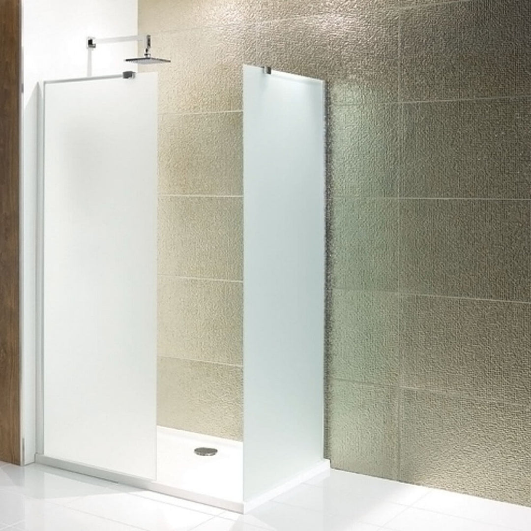 Volente Frosted 800mm Walk In Wetroom Panel