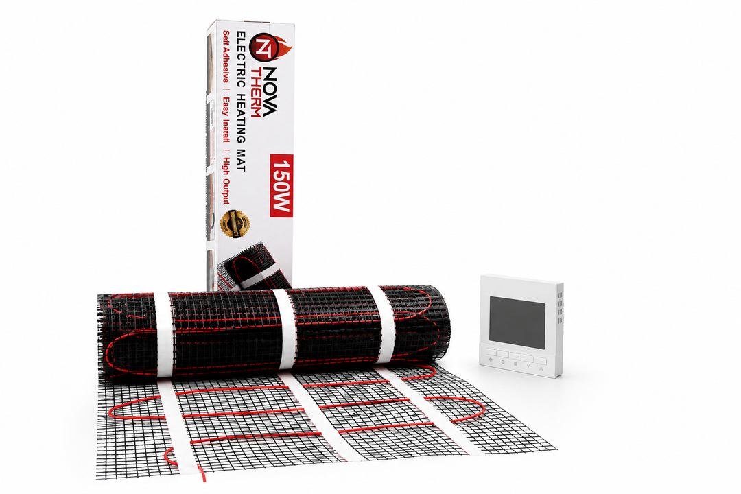 NovaTherm 150w 4sqm Mat + NovaTherm Digital Thermostat Kit