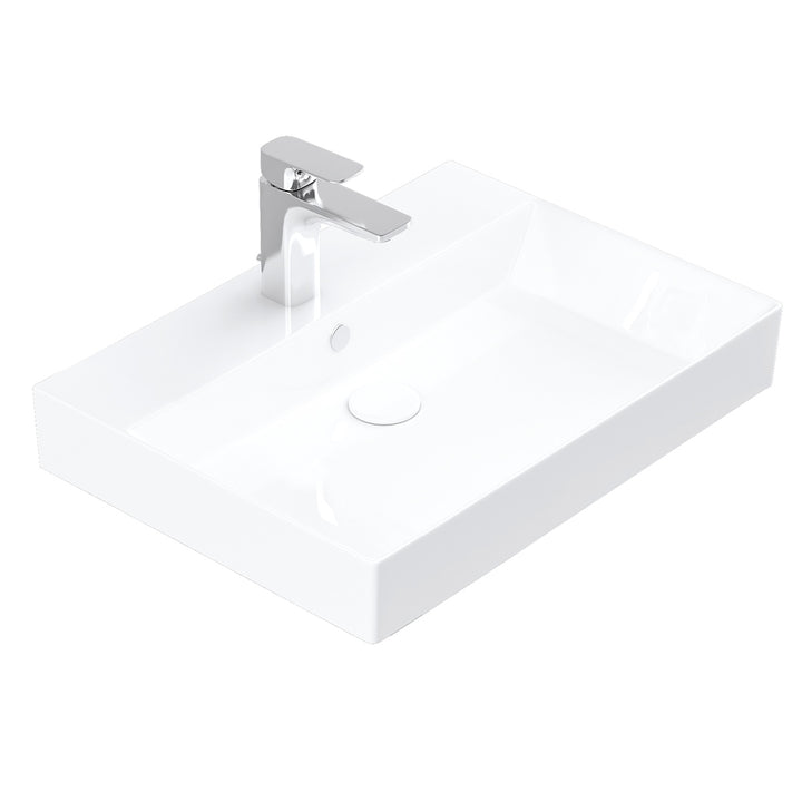 Stance 600mm Ceramic Vanity Basin - White