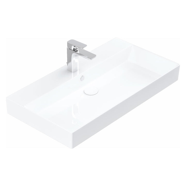 Stance 850mm Ceramic Vanity Basin - White
