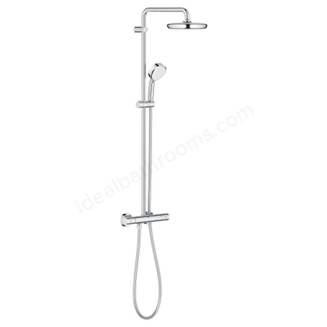 Grohe Tempesta Cosmopolitan 210 Shower Mixer System & Thermostat - Chrome - 27922001