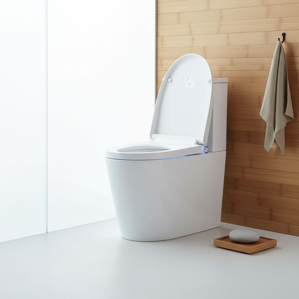Zenwash Intelligent Smart Toilet Bidet Wash Function, Heated Seat, Auto Lid &amp; Night Light