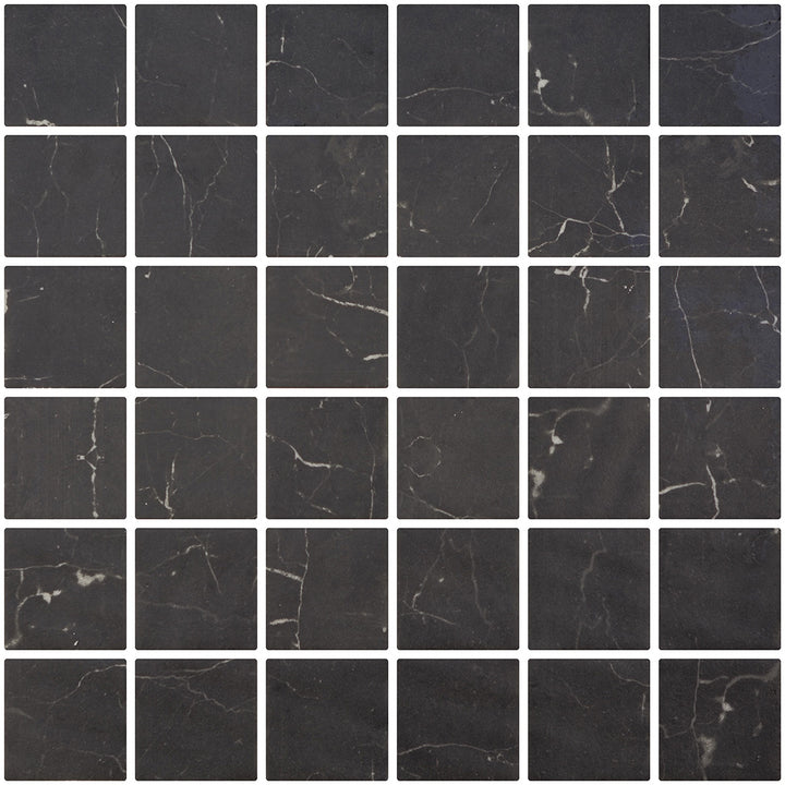 Penta Nero Calatorao Matte 31.1 x 31.1cm Mosaic Sheet