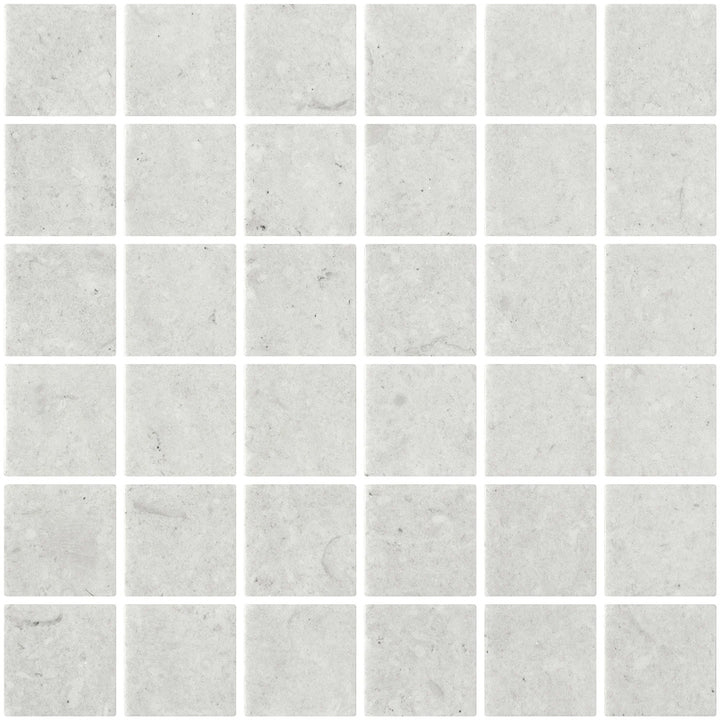 Penta Normatech Ivory Matte Square Non Slip 31.1 x 31.1cm Mosaic Sheet