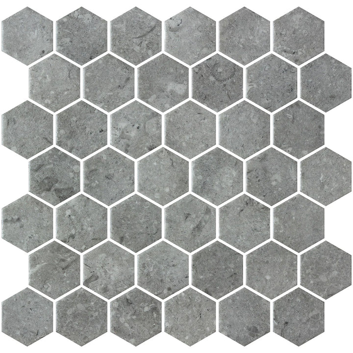 Hex XL Normatech Anthracite Matte 28.6 x 28.4cm Mosaic Sheet