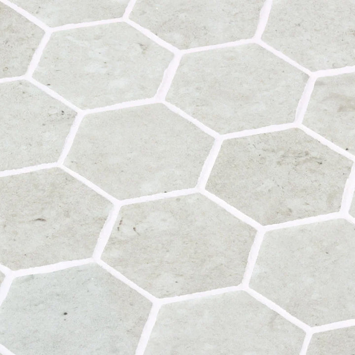 Hex Xl Normatech Ivory Matte 28.6 x 28.4cm Mosaic Sheet