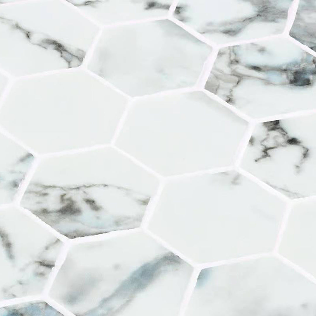 Hex Xl Brescia Matte 28.6 x 28.4cm Mosaic Sheet
