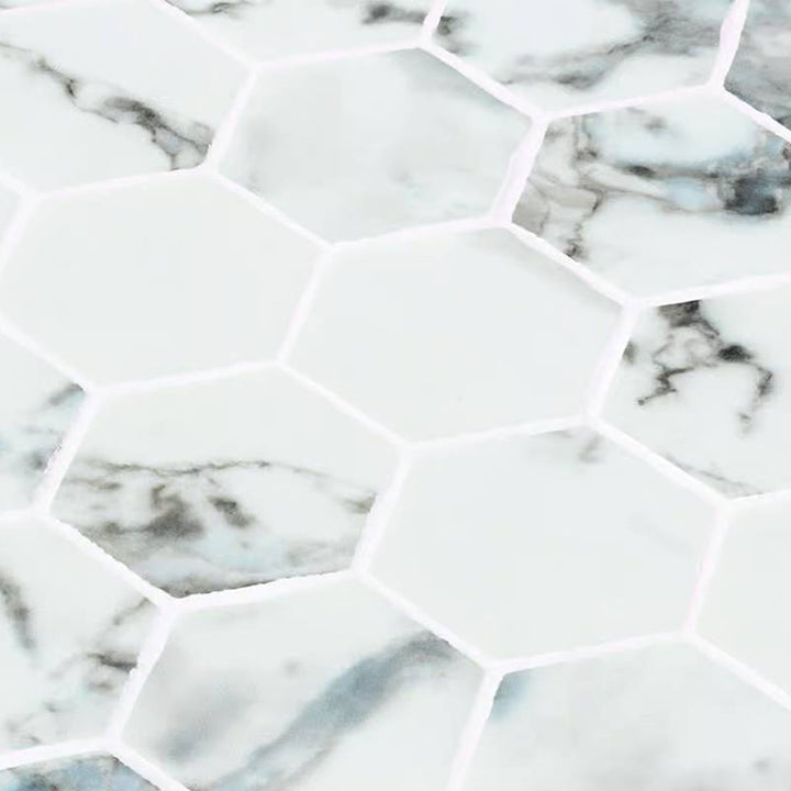 Hex Xl Brescia Matte 28.6 x 28.4cm Mosaic Sheet