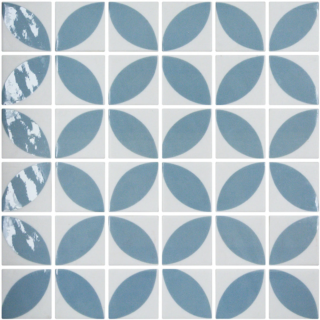 Penta Dahlia Alice Blue Ms 31.1 x 31.1cm Mosaic Sheet
