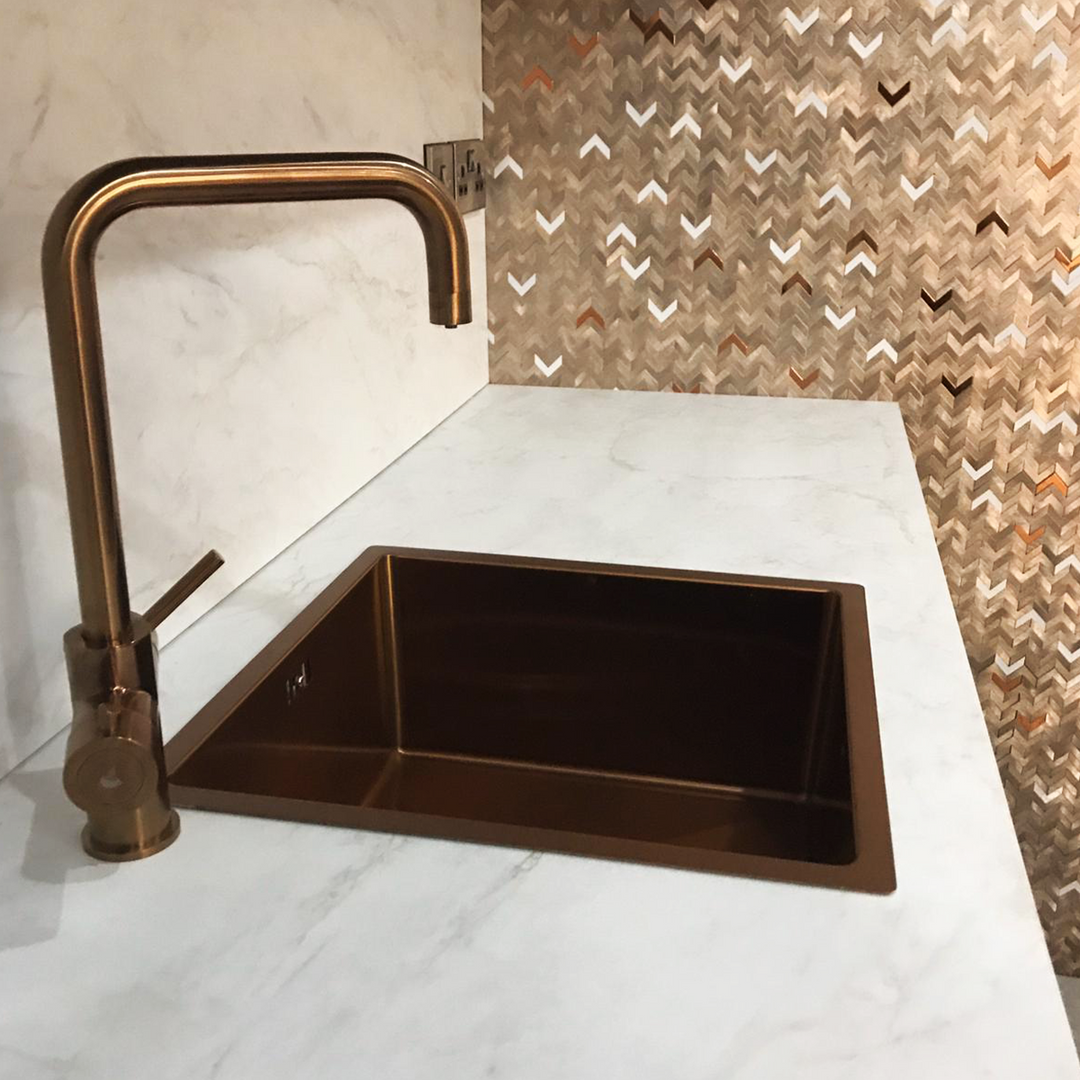 Delta Copper 28.1 x 28.3cm Mosaic Sheet