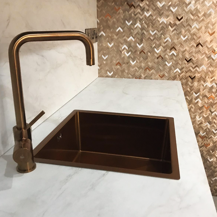 Delta Copper 28.1 x 28.3cm Mosaic Sheet
