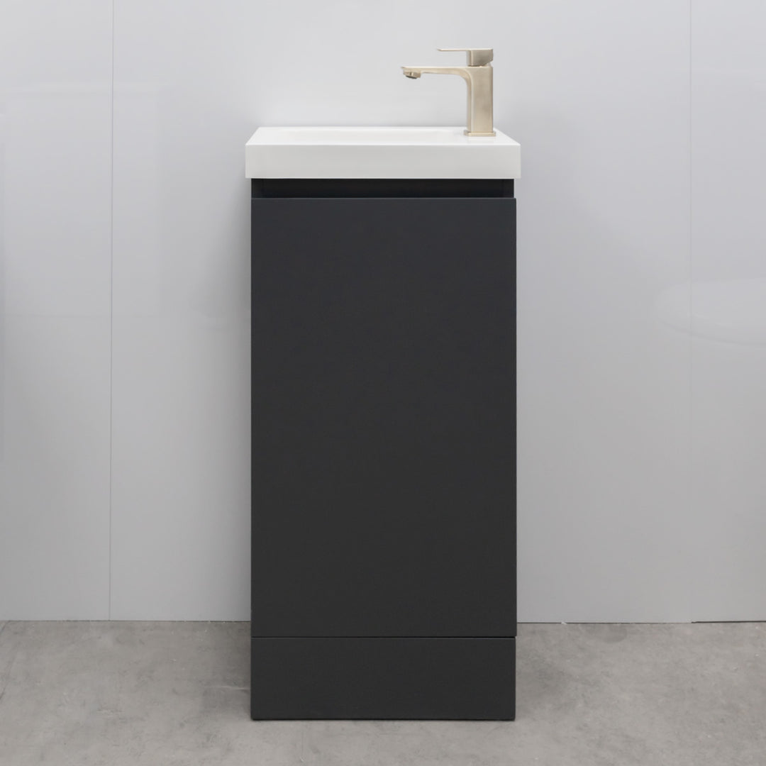 Halite 400mm Vanity Unit with Basin - Matt Henbury Grey