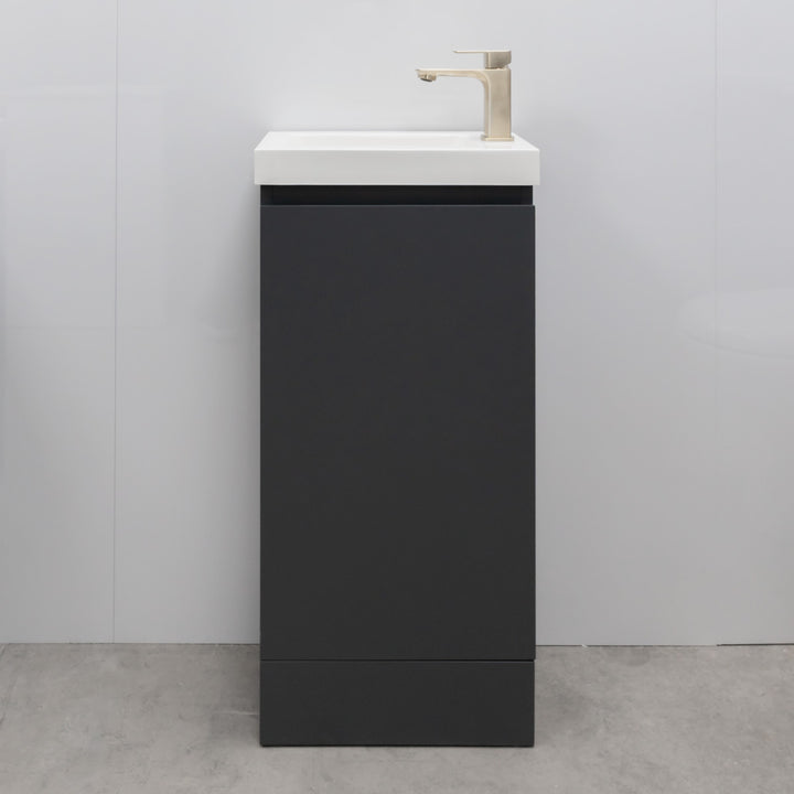 Halite 400mm Vanity Unit with Basin - Matt Henbury Grey