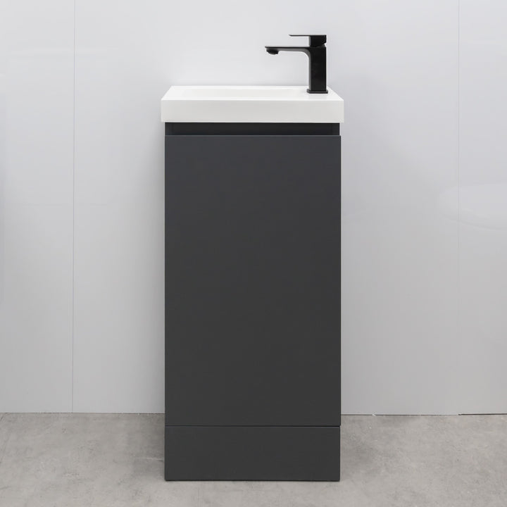 Halite 400mm Vanity Unit with Basin - Matt Henbury Grey