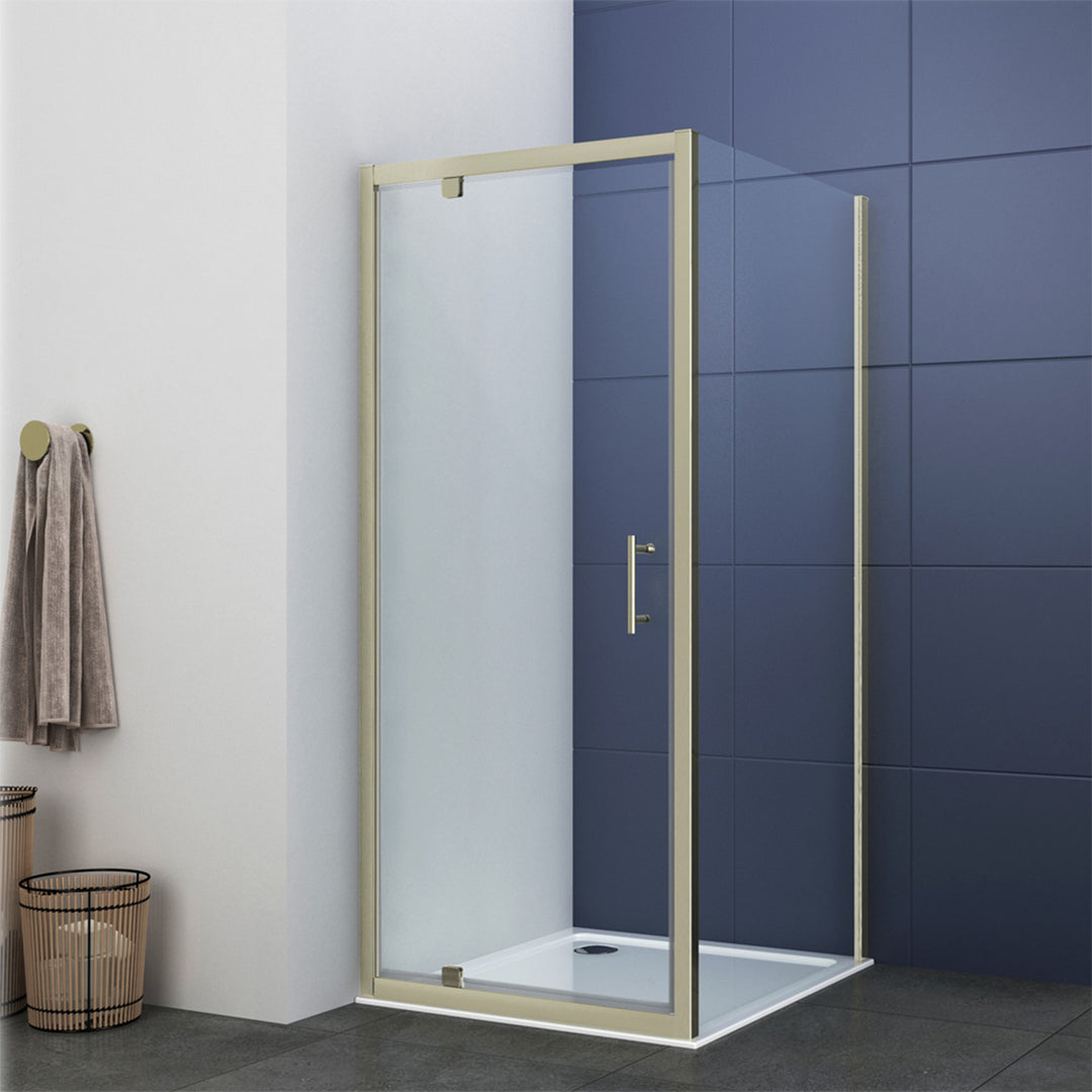 Kiimat Six 800mm Side Panel - Brushed Brass