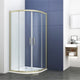 Kiimat Six 900mm Quadrant Shower Enclosure - Brushed Brass