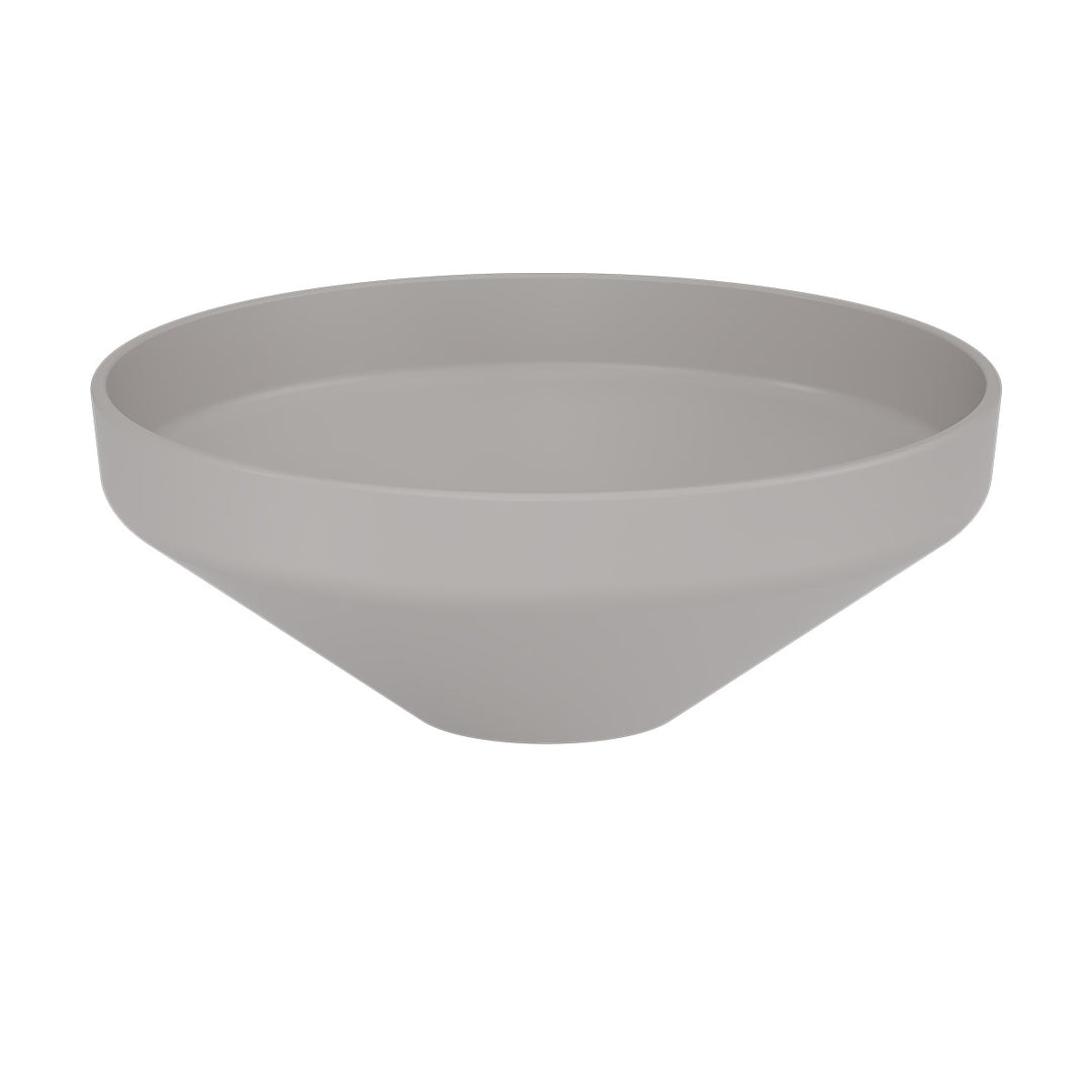 Luci 400mm Countertop Washbasin - Matt Latte