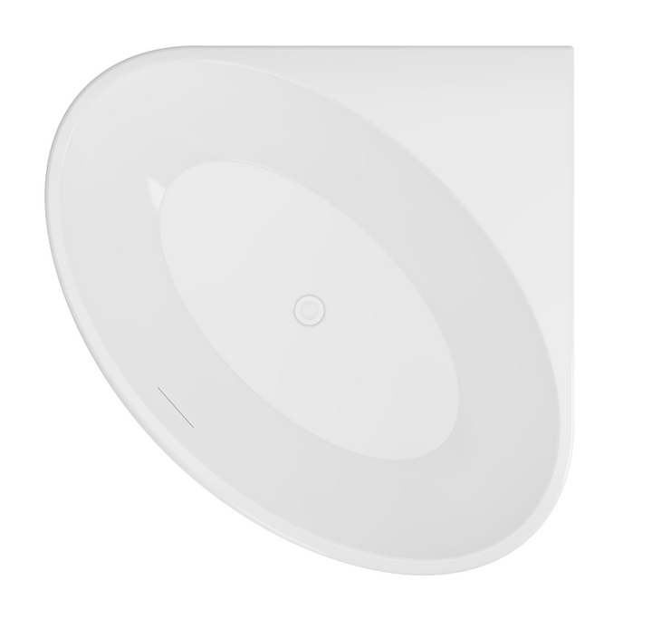 Whitchurch Corner Bath Inc Waste - White
