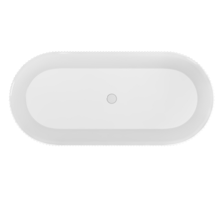Sandford 1500mm Freestanding Bath Inc Waste - White