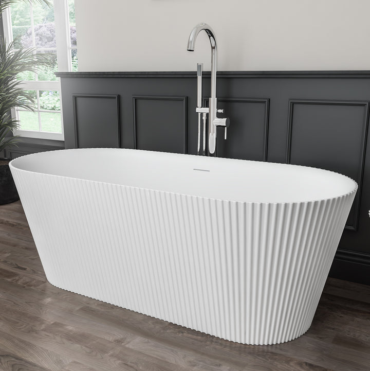 Sandford 1500mm Freestanding Bath Inc Waste - White