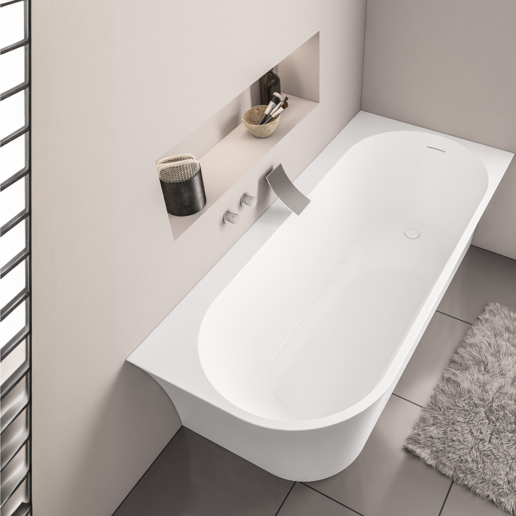 Radcot 1650 x 750mm LH Bath - White
