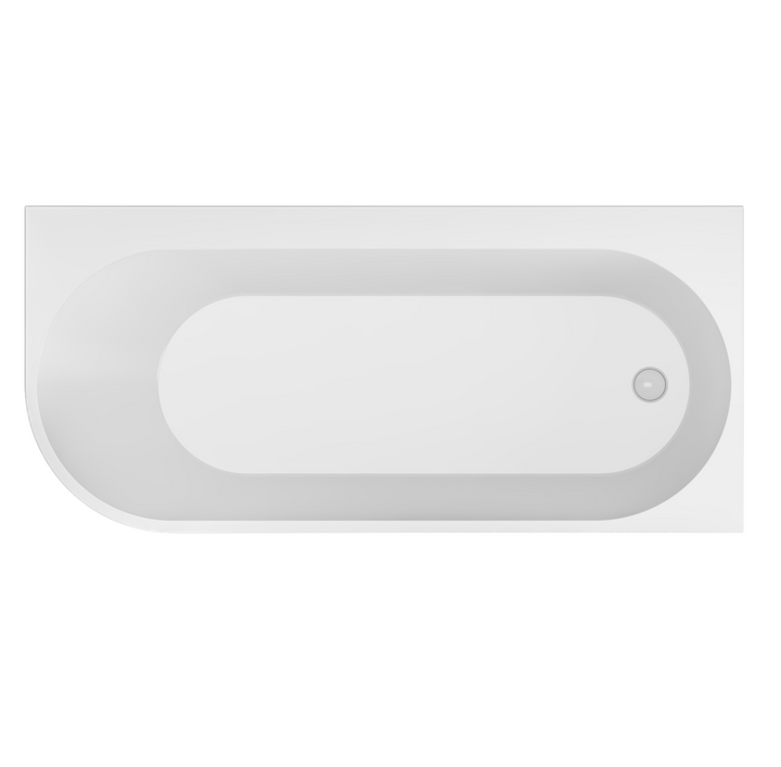 Radcot 1650 x 750mm RH Bath - White