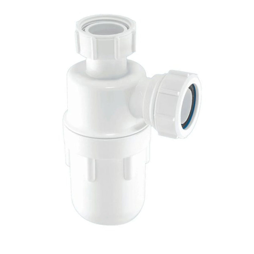 McAlpine 75mm Water Seal Bottle Trap with Multifit Outlet 1 1/4"