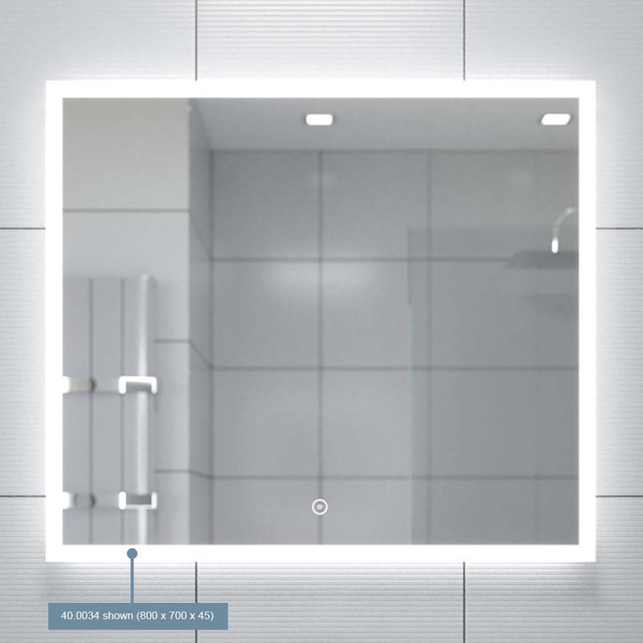 Pegella 600 x 800 x 45 LED Mirror