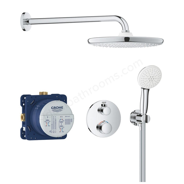 Grohe Grohtherm Concealed 2 Function Shower System 250 - Chrome