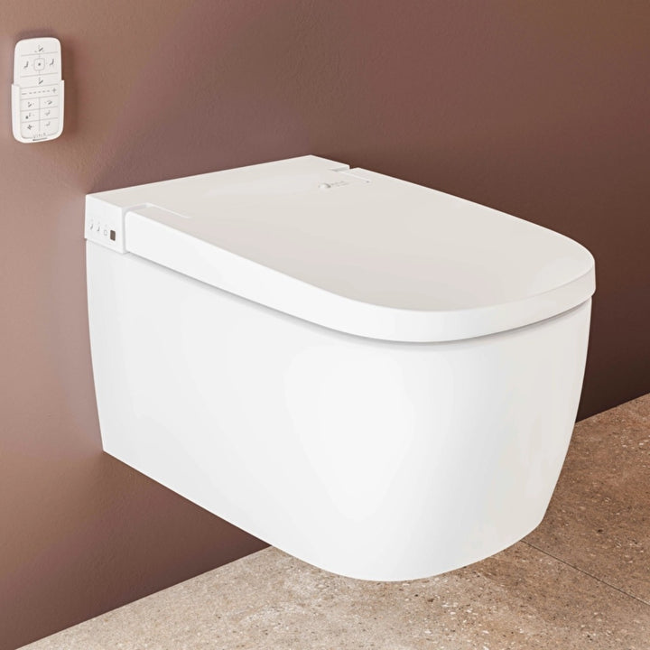Vitra V-Care Rimless Wall Hung Smart Pan inc Seat