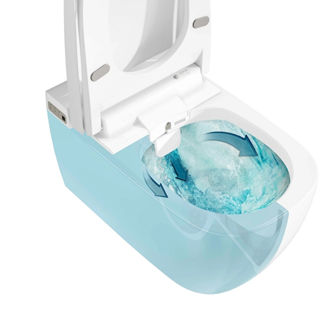 Vitra V-Care Rimless Wall Hung Smart Pan inc Seat