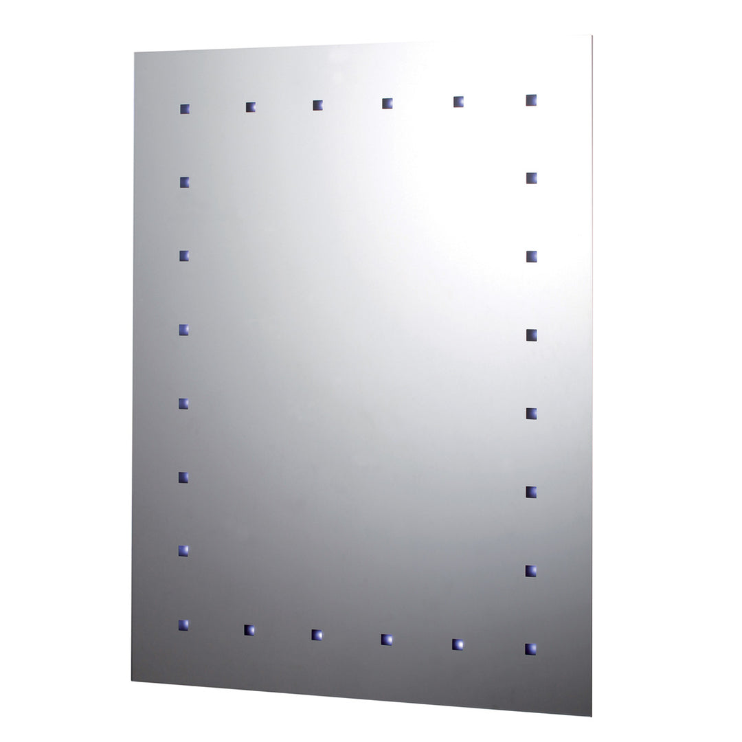 Elation 650 x 500mm Battery Operated Rectangle Mirror with LED Lights (24 Bulb)